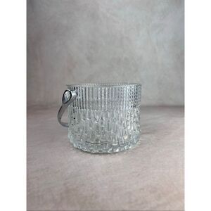Vintage Mini Ice Bucket MCM Teleflora Crystal Mod